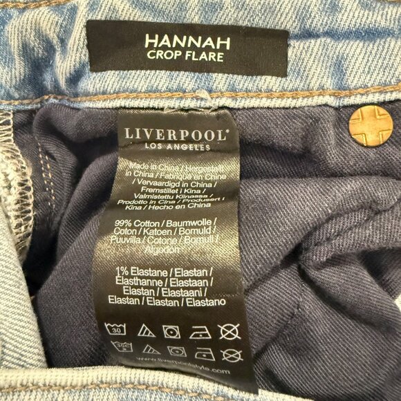 Liverpool Hannah Crop Flare Jeans in Fawnskin Size 6 / 28 - Picture 5 of 8